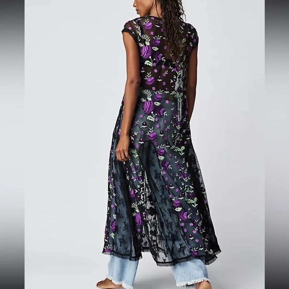 Free People Sky Bright MIDI Dress - Picture 2 of 7